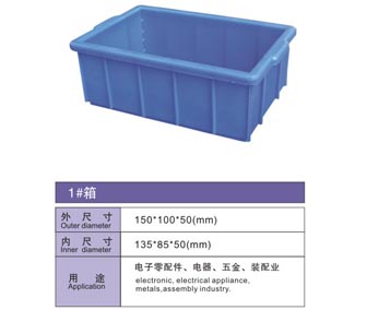 1# 塑膠周轉(zhuǎn)箱